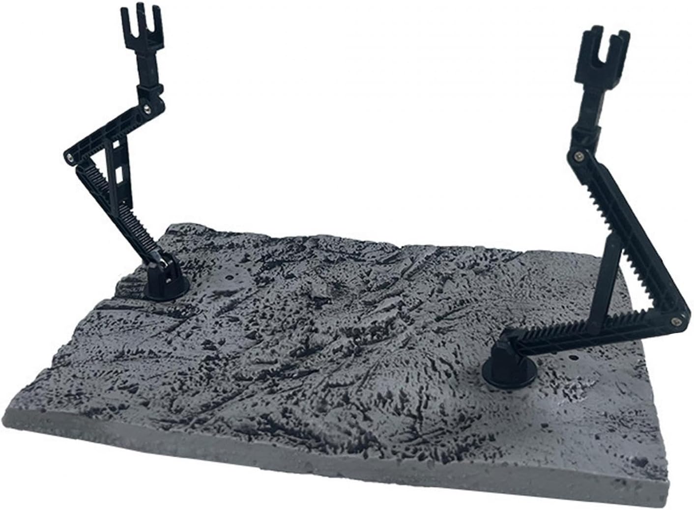 Action Hobbies – Soporte de muñeca con base de 3 cabezales, flexible, resistente, práctico, reutilizable, ajustable, portátil, accesorios, negro