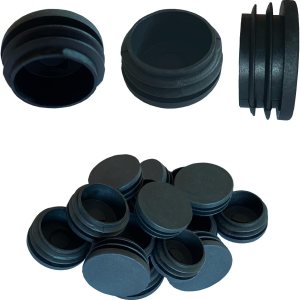 Tapón redondo de tubo de 1 pulgada, 20 tapones de plástico para silla, tapón de acabado deslizante, color negro, 0.984 in Tapón redondo de tubo de 1 pulgada, 20 tapones de plástico para silla, tapón de acabado deslizante, color negro, 0.984 in