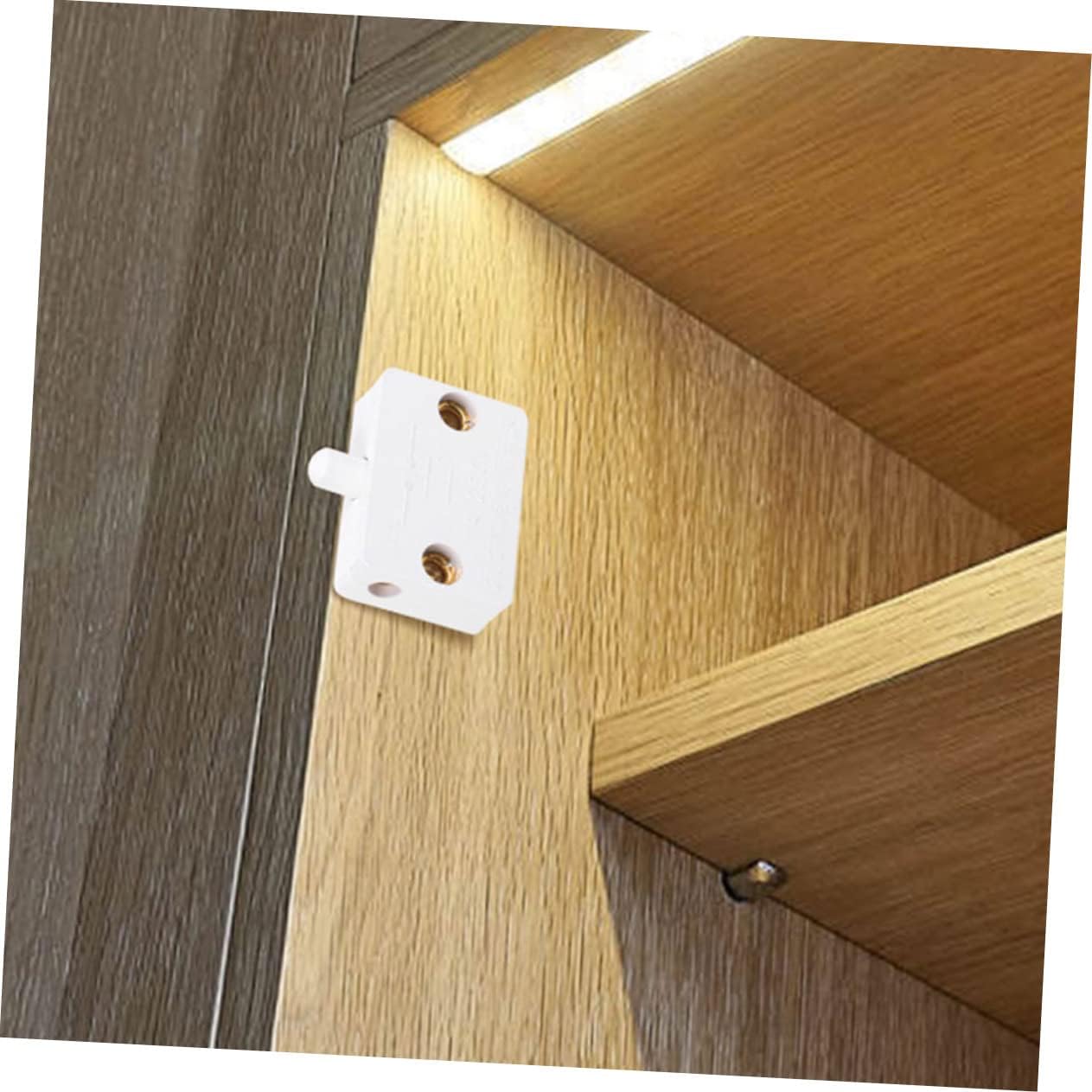 Luz LED Normalmente Cerrada Luces de Lámpara para Armarios sin Puerta Eléctrica Activada Luz Armario Luz Automática ABS Luz 3pcs