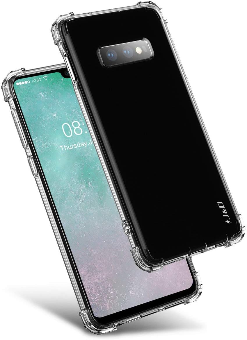 J&D Funda compatible con Huawei P30 Lite, cojín de esquina ultra transparente, resistente a los golpes, funda protectora delgada de TPU para Huawei