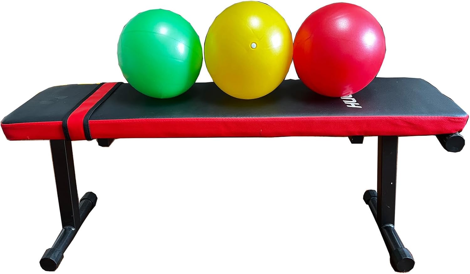 3 pelotas pequeñas de yoga de 9 pulgadas, pequeñas bolas de ejercicio, bolas de estabilidad, bolas suizas, pequeñas bolas de pilates con bomba, 9.8