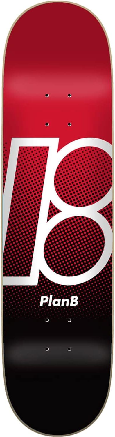 Plan B Skateboards Andromeda Skateboard Deck – 8 x 31.85 pulgadas con Jessup Black Griptape – Paquete de 2 artículos