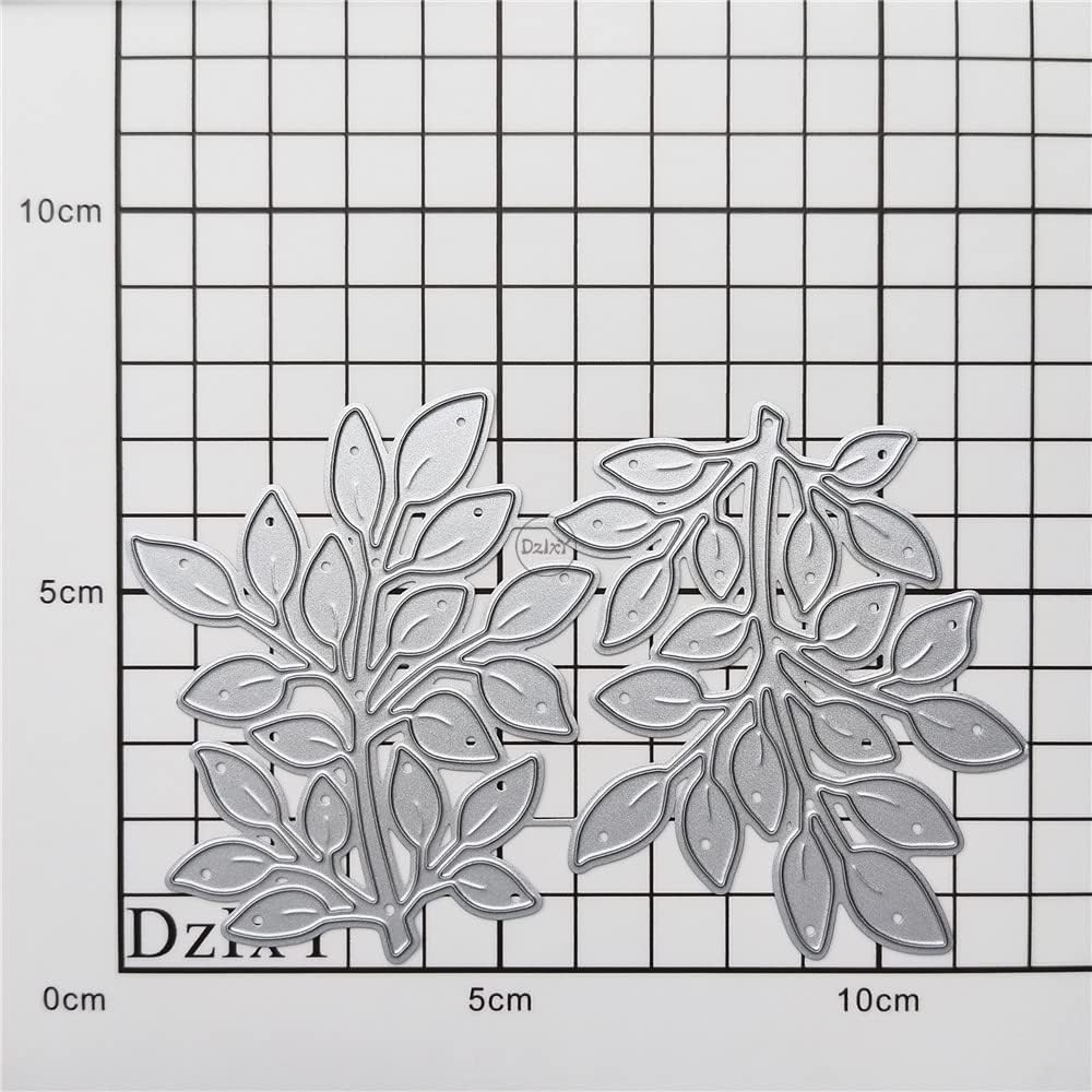 DzIxY Troqueles de corte de metal de dos hojas para hacer tarjetas, papel de relieve, troquelados, plantillas de máquina de álbumes de recortes,