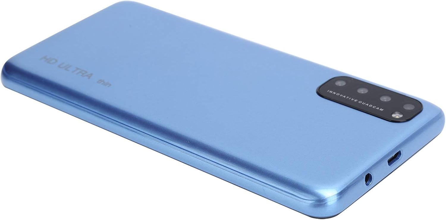 EBTOOLS 5.45in Face Fingerprint Desbloquear Teléfono celular inteligente, pantalla HD Android 1+8G Smartphone Dual Card Dual Standby (azul)
