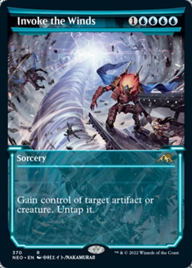 Magic the Gathering – Invoke The Winds (370) – Escaparate – Kamigawa Neon Dynasty