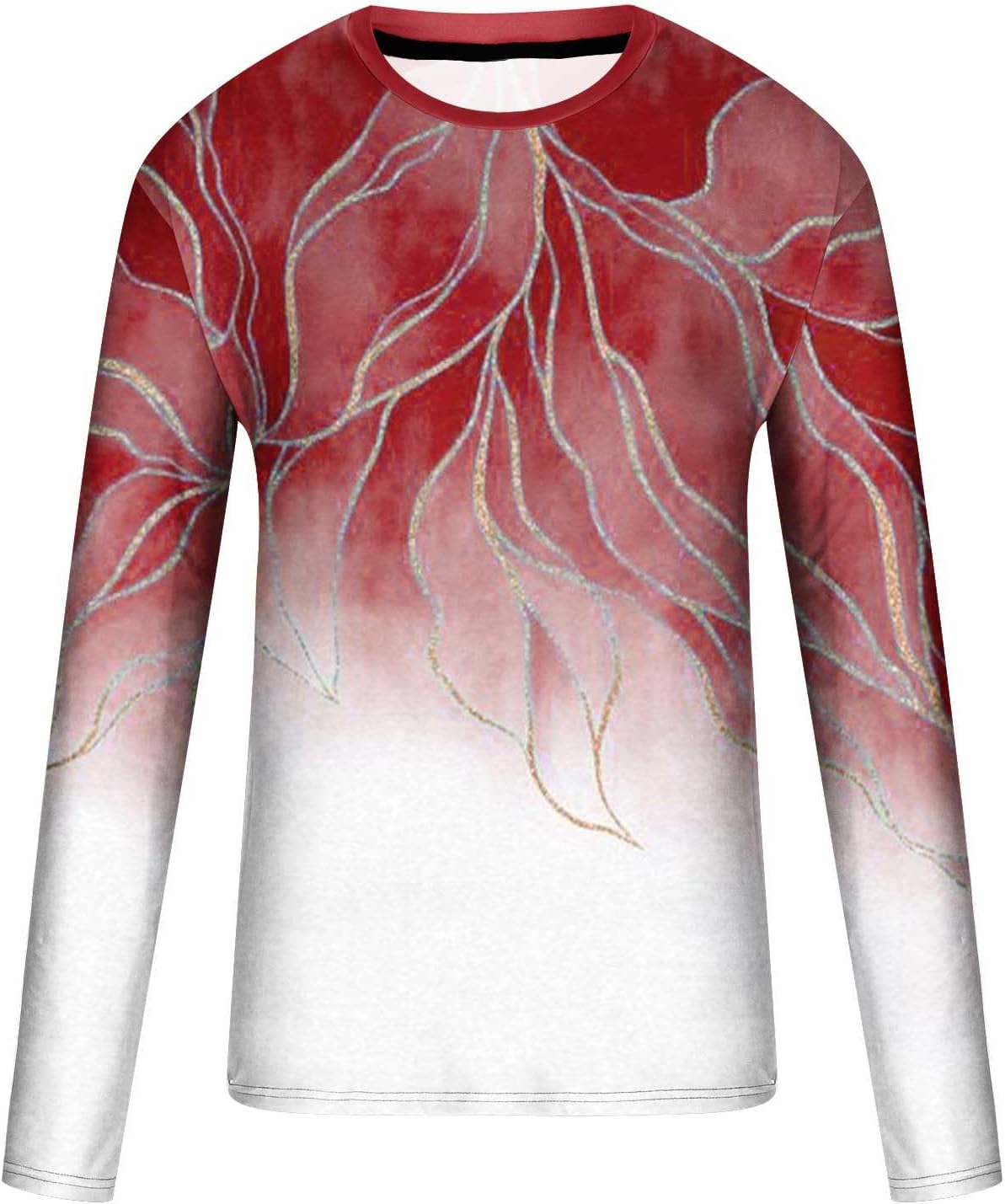 Camisetas de diseñador para hombre, diseño de moda, estampado gráfico 3D, manga larga, casual, para entrenamiento, tallas grandes, para otoño