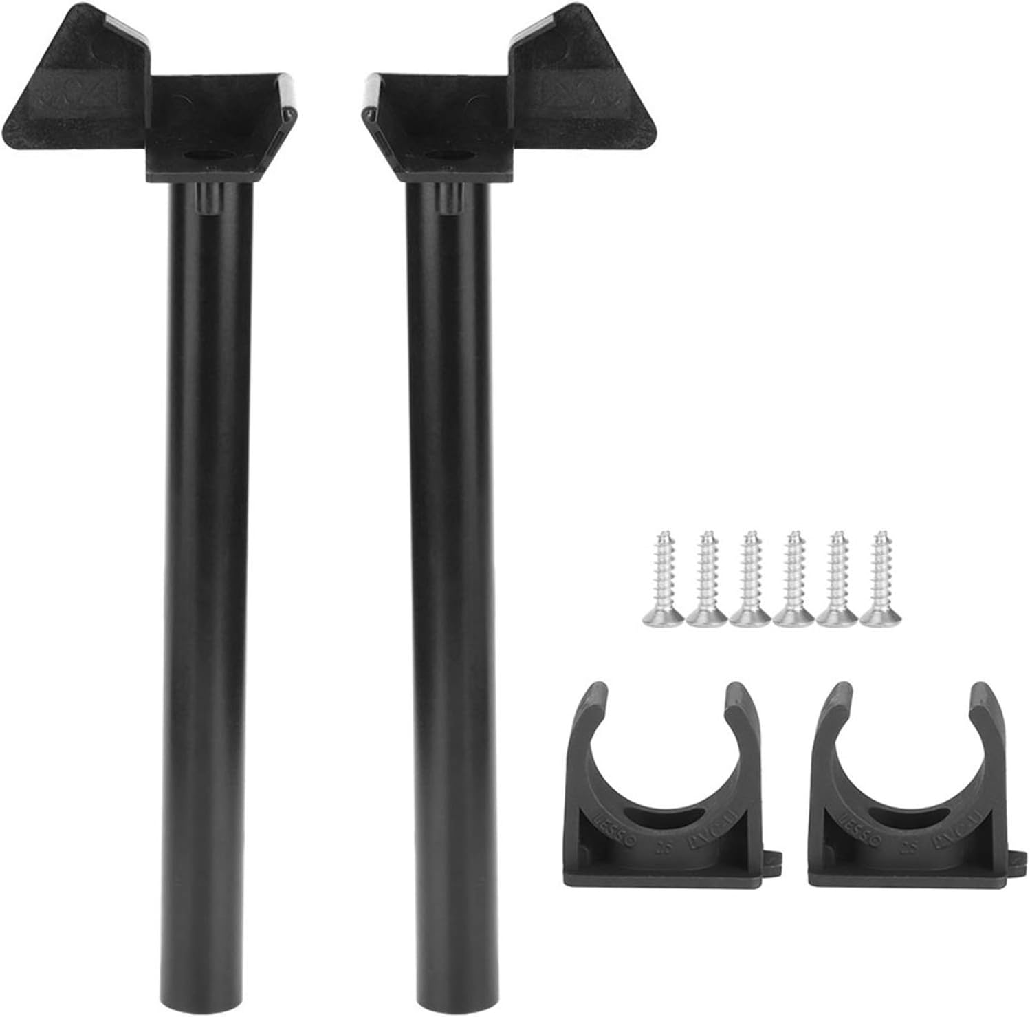 Fydun Kit de tubería de agua de lluvia para invernadero, canaleta de agua a tope de desagüe, suministros de accesorios para agua de lluvia de
