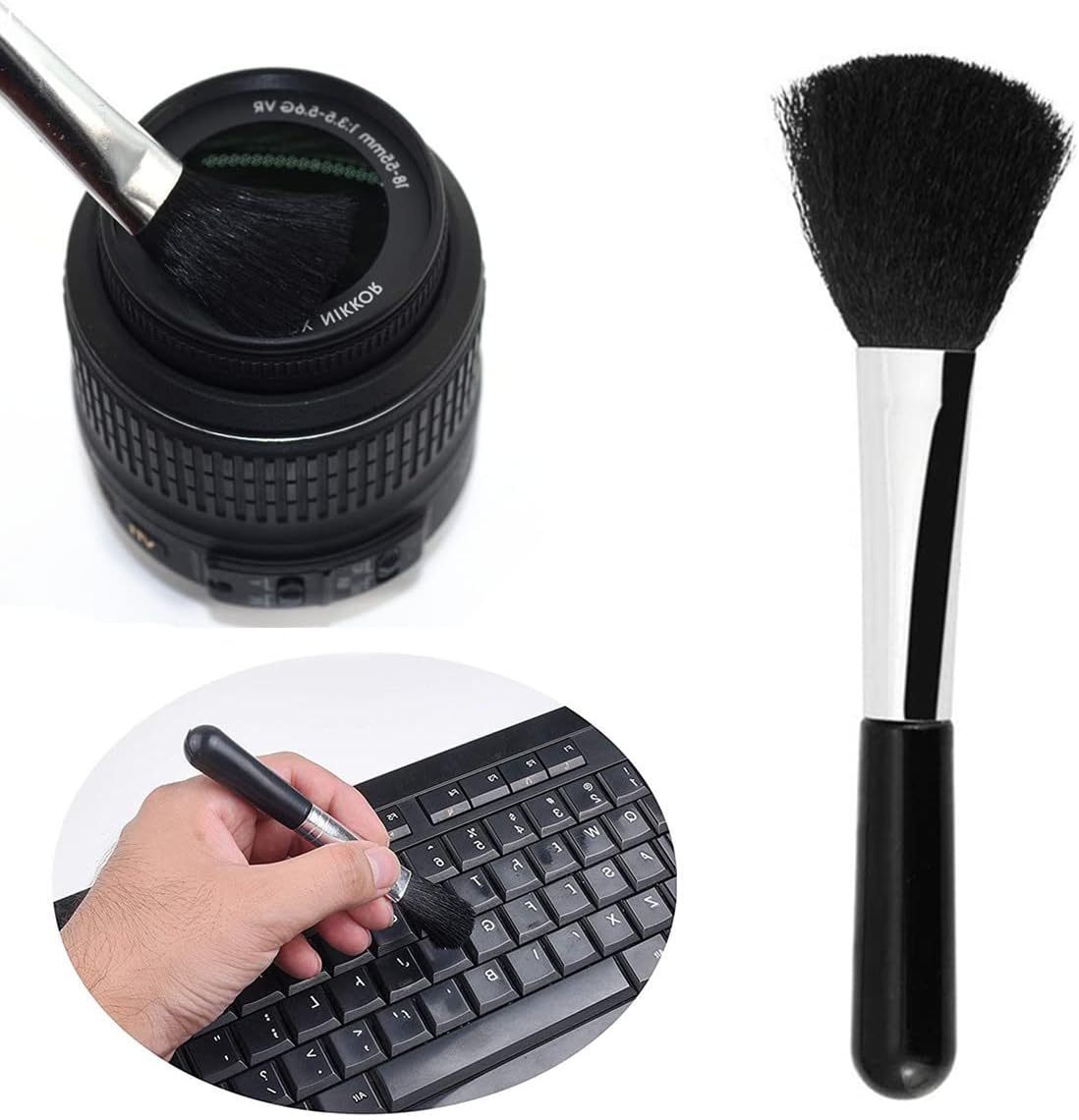 9 en 1 cepillos antiestáticos pequeños kit de limpieza cepillo de nailon multiusos para teclado, placas base de PC, cámara, teléfono, portátil,