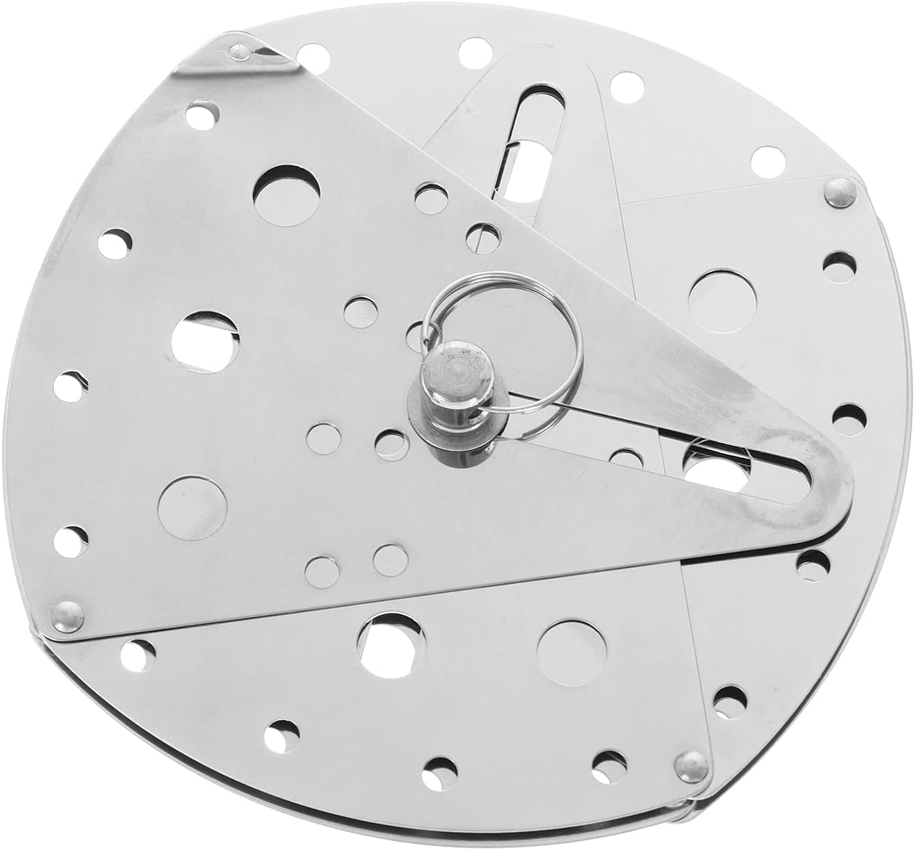 Tapa ajustable de acero inoxidable de 5 a 9 pulgadas, tapa interior plegable para cocinar verduras, cesta de vapor plegable, cubierta japonesa