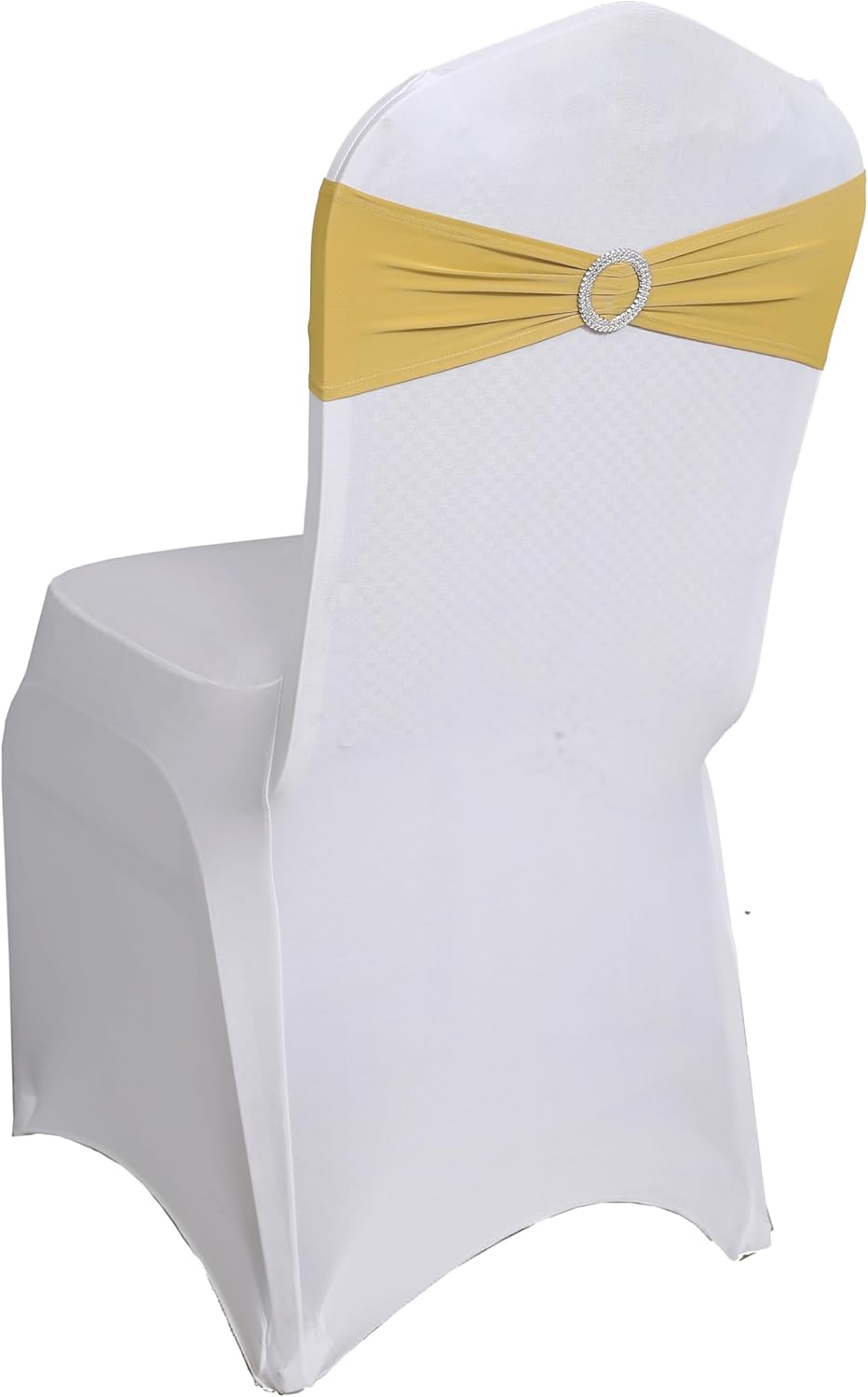 MDS – Paquete de 50 bandas de elastano para silla, bandas elásticas de alta calidad con hebilla deslizante, lazos elásticos para sillas para
