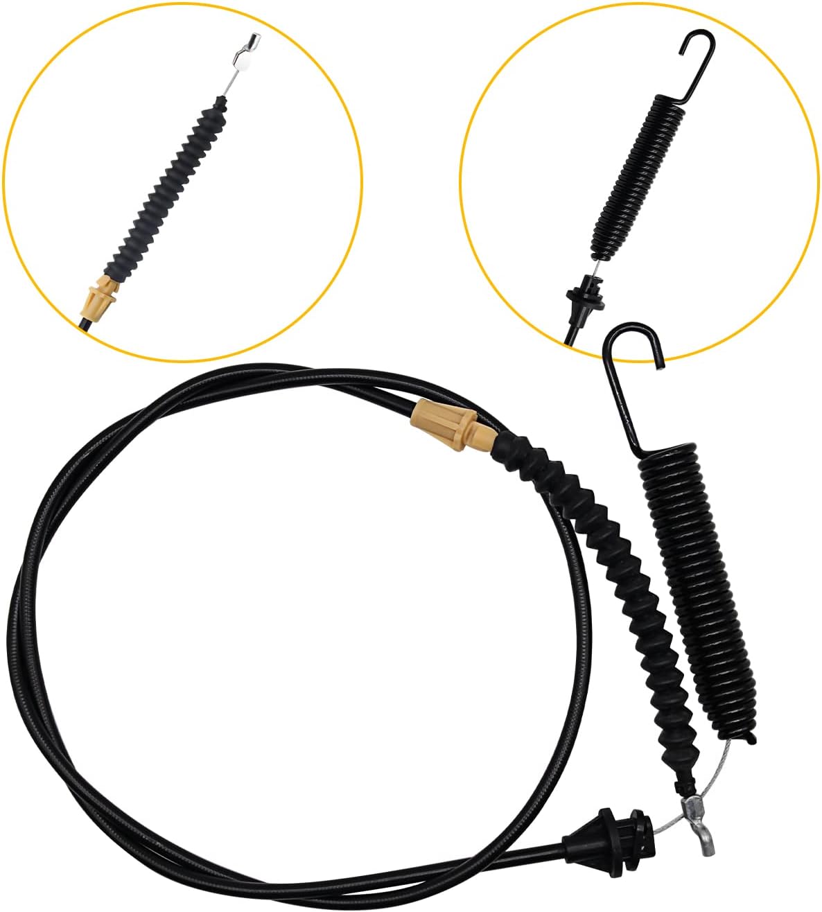 Brlyeeanze 746-04618C Cable de compromiso de cubierta para 946-04618 946-04618C 946-04618A 746-04618 746-04618A Modelo apto para Cub Cadet 1040 1045