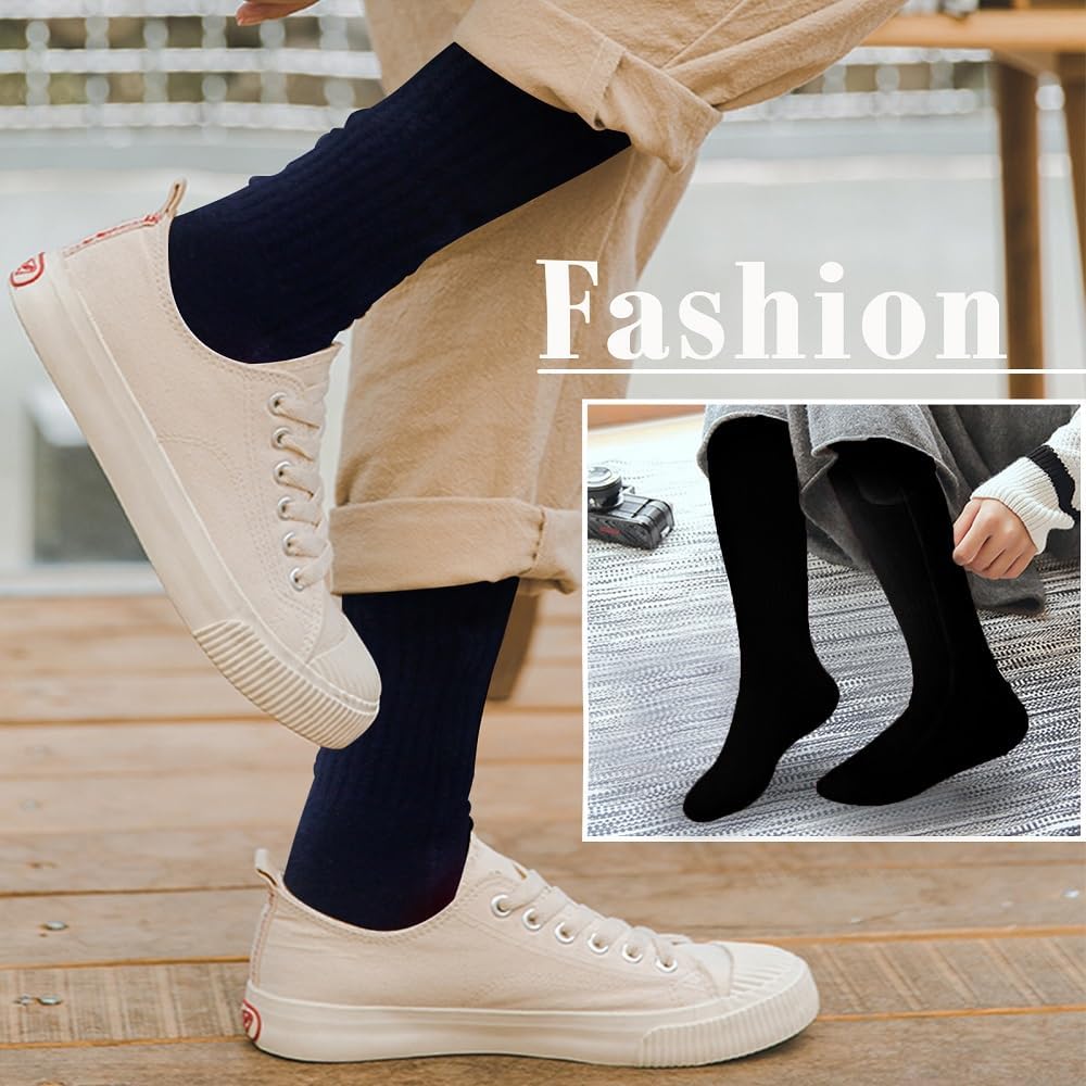 Svpro Calcetines calefactables recargables para hombres y mujeres con batería calentada eléctrica, calcetines térmicos lavables para caza, invierno,