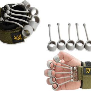 Ejercitadores de dedos y mano para fortalecedor de agarre de fuerza, entrenamiento con alfa Gripz Trainer Stretcher, equipo de fortalecimiento para Ejercitadores de dedos y mano para fortalecedor de agarre de fuerza, entrenamiento con alfa Gripz Trainer Stretcher, equipo de fortalecimiento para