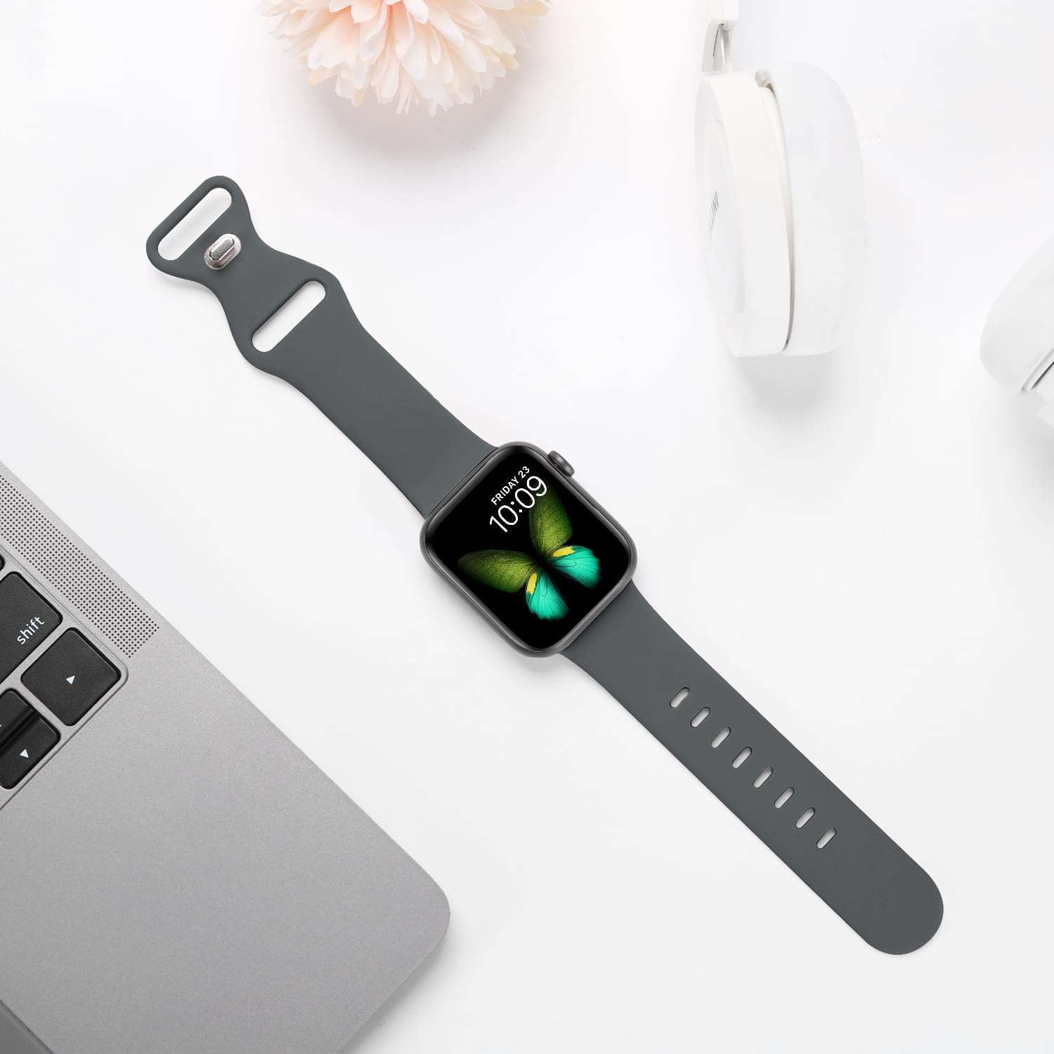 Tighesen Correas deportivas compatibles con Apple Watch Band Ultra 2Ultra SE Series 987654321 de 1.496 in, 1.575 in, 1.614 in, 1.654 in, 1.732 in,