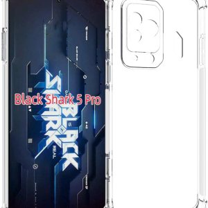 Caso para negro tiburón 5 pro claro TPU cuatro esquinas cubierta protectora transparente suave funda Caso para negro tiburón 5 pro claro TPU cuatro esquinas cubierta protectora transparente suave funda