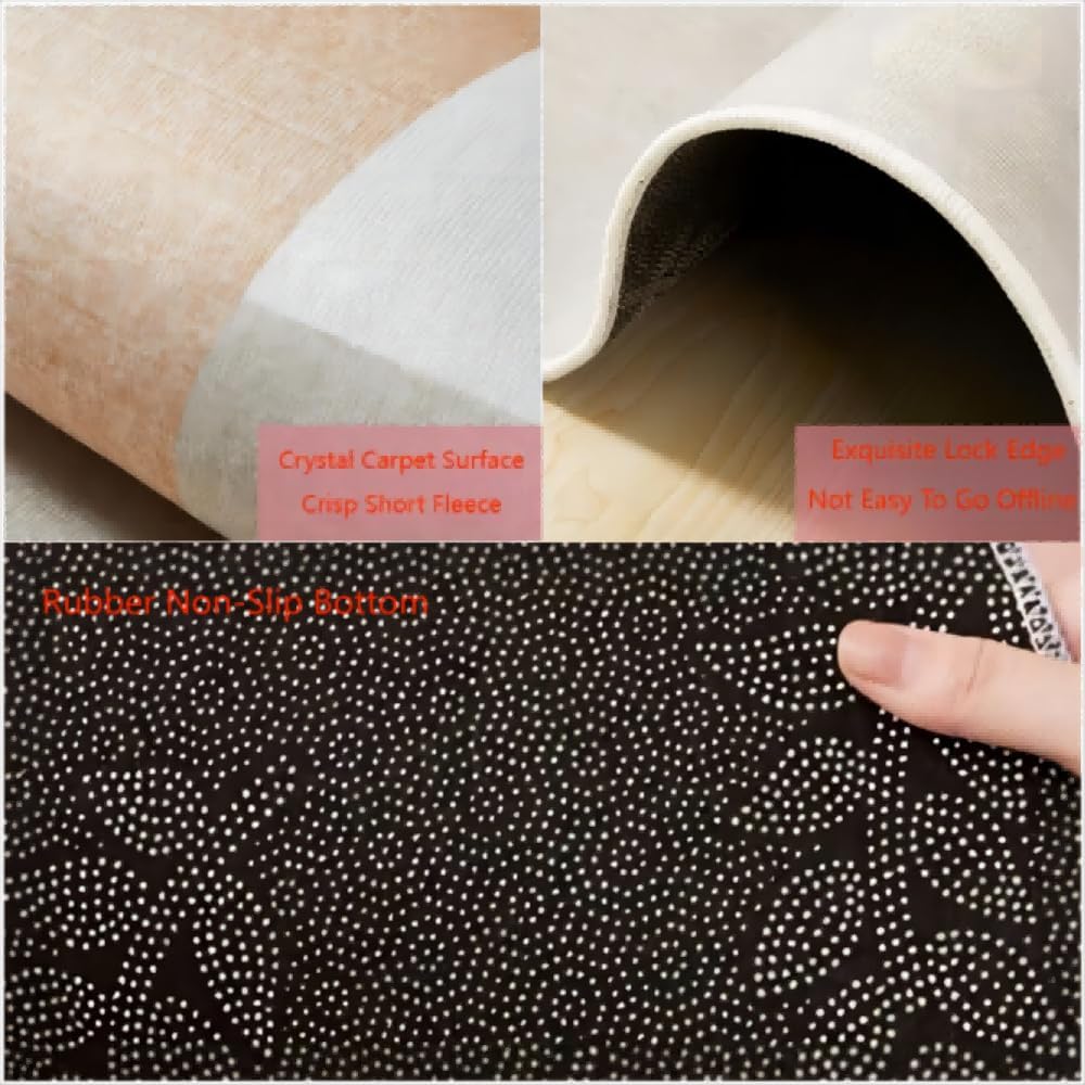 Alfombras de pasillo con estampado de rosas rojas de 2.6 x 7 pies, alfombras antideslizantes para pasillo y sala de estar, alfombra de corredor de