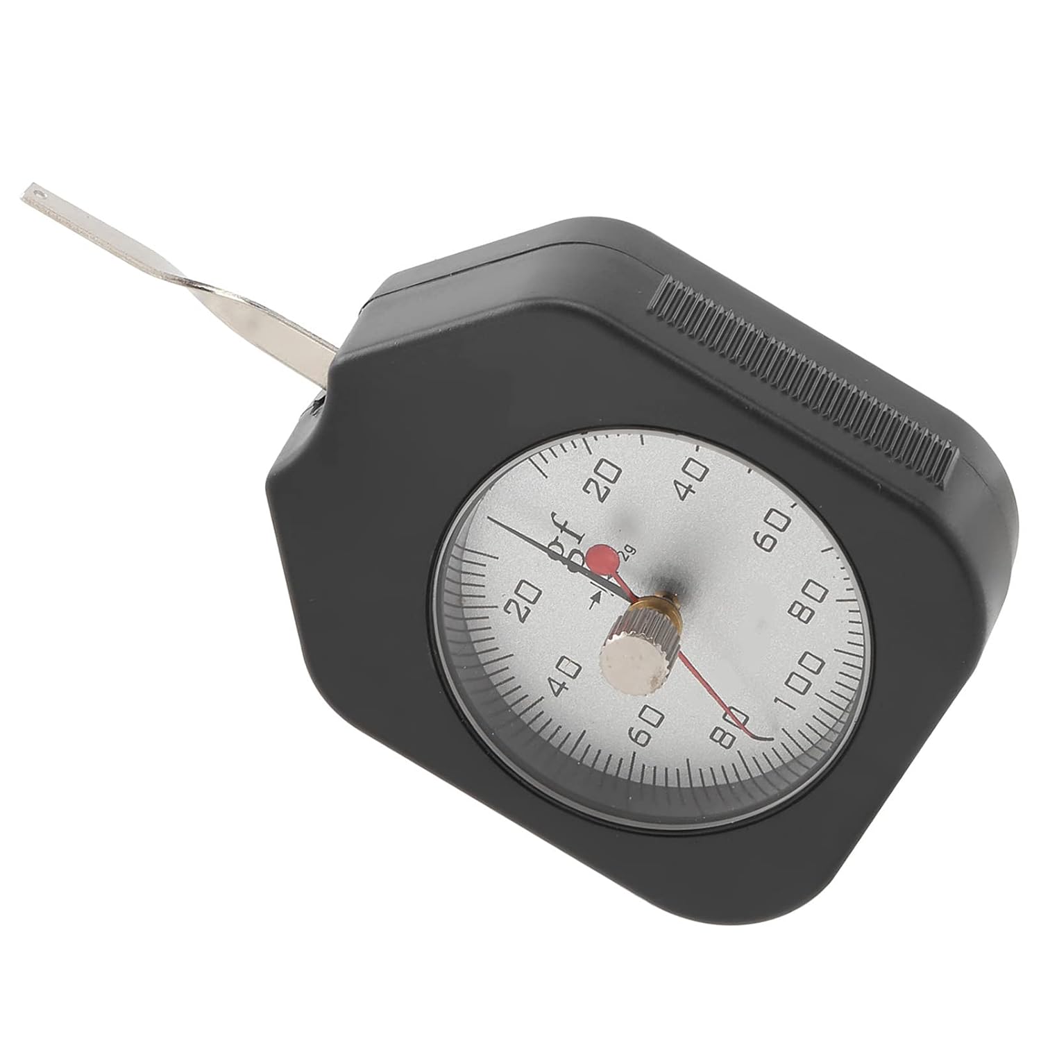 Kadimendium SEG1002 Medidor de tensión de esfera, medidor de fuerza de bolsillo, gramos, doble puntero, medidor de tensión de 3.53oz para