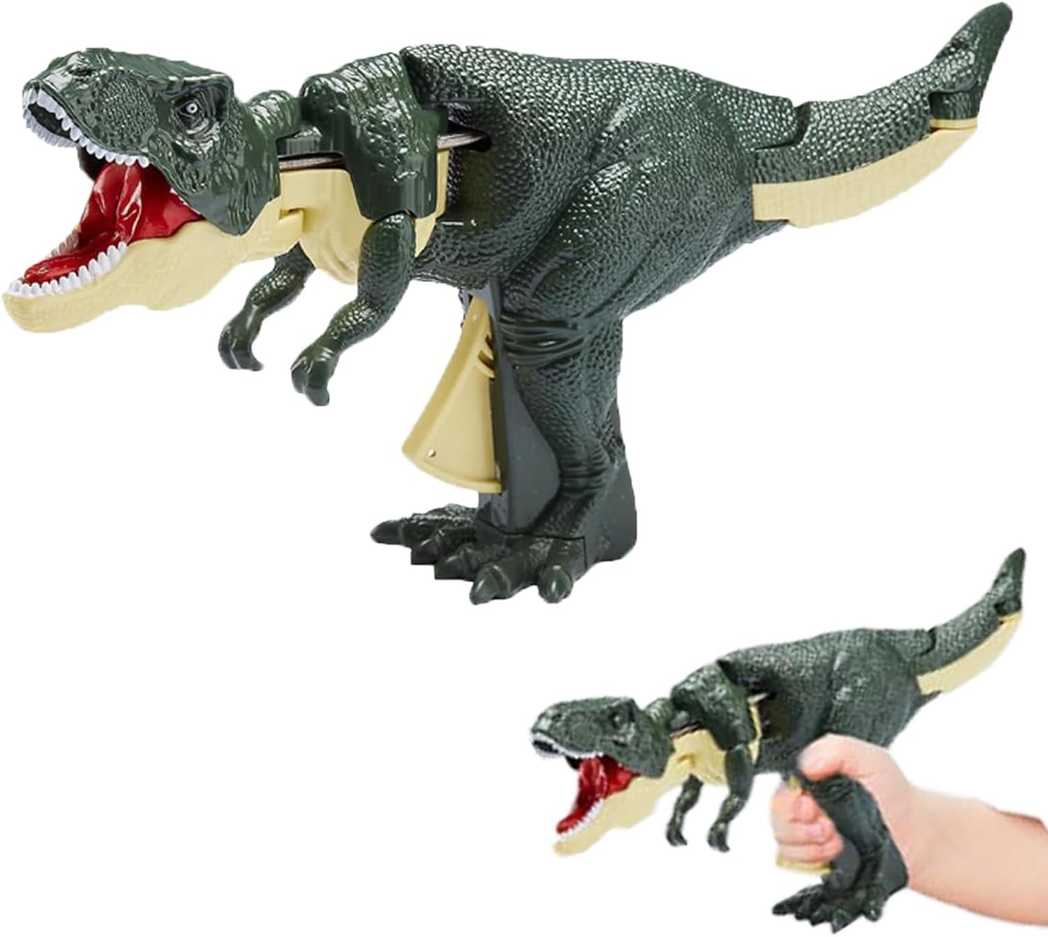 DerrOn Divertidos juguetes de dinosaurios 2023  Trigger The T-Rex, juguetes de dinosaurio Chomper, juguete de dinosaurio, juguete de dinosaurio