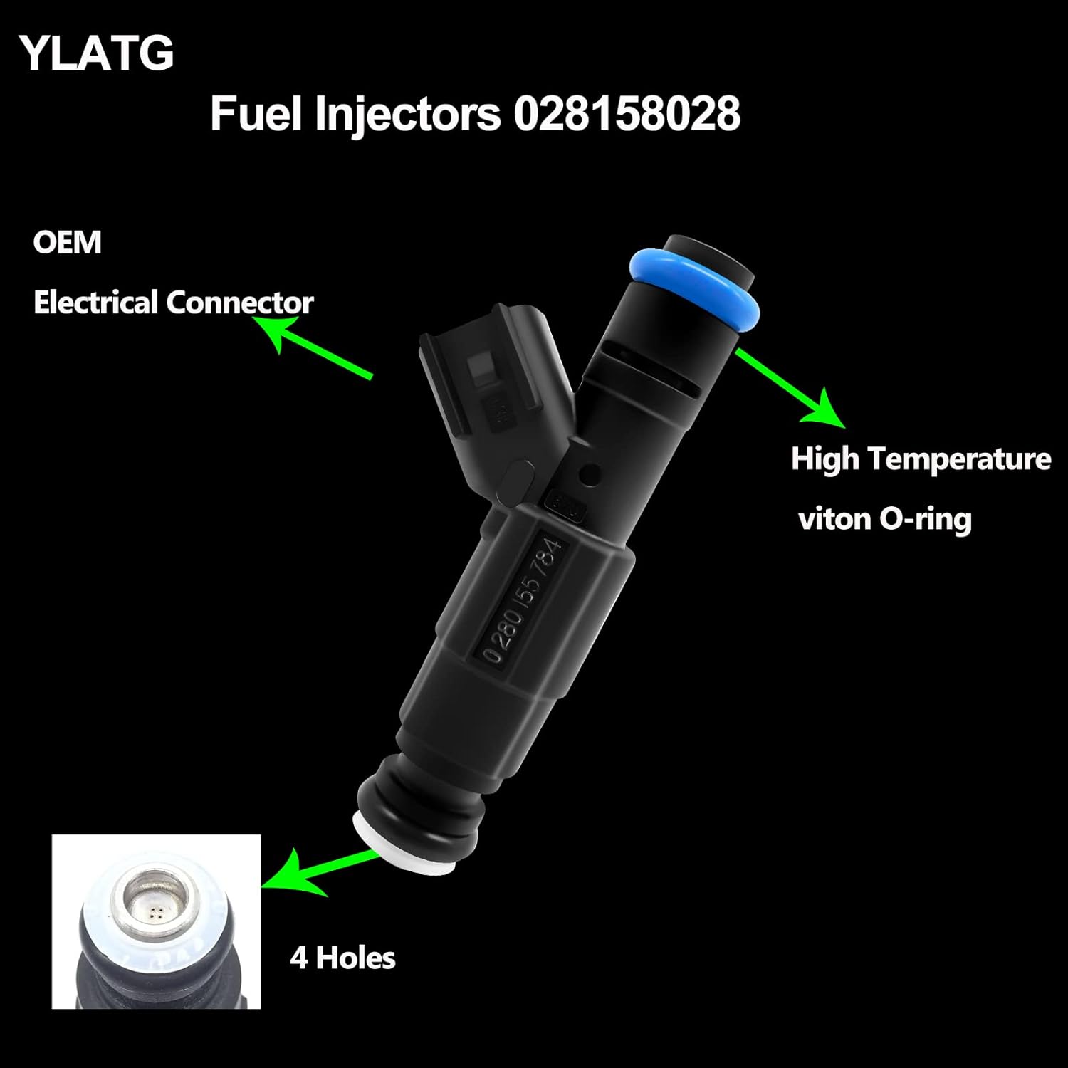Inyectores de combustible para Jeep Cherokee 1999-2004 Grand Cherokee Wrangler 4.0L para Dodge Ram 1500 2500 3500 5.2L 4854181, 280155784, 4667938