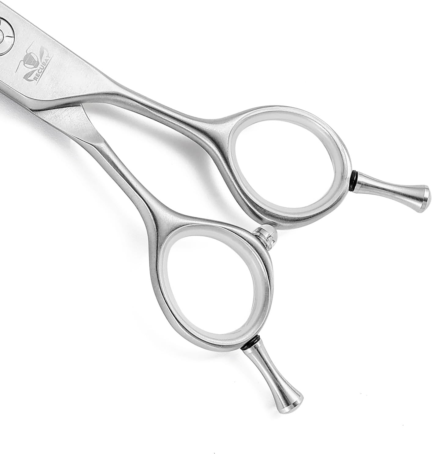 Tijeras de aseo para perros, tijeras de 7.0 pulgadas con color mate de lujo, 56 tijeras de adelgazamiento de dientes