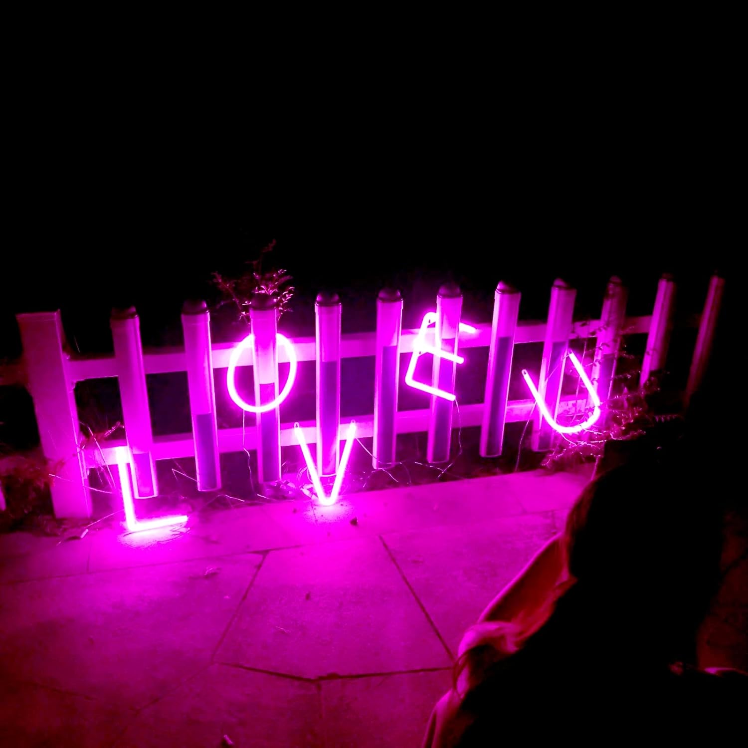Letreros de letras LED de neón, letreros de marquesina iluminadas, letras LED luminosas alimentadas por USB o baterías, para dormitorio, fiesta de