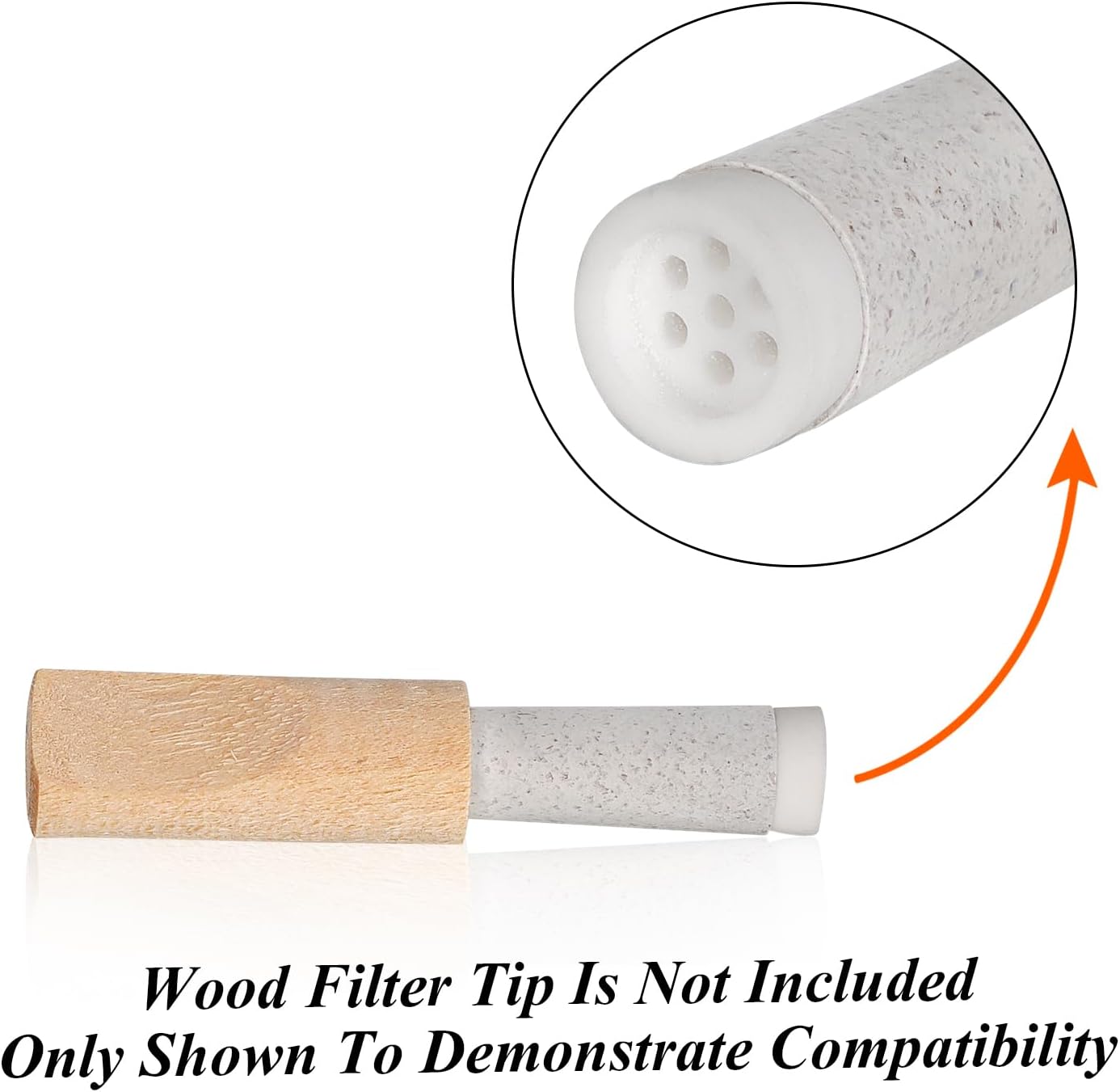 HoneyPuff 10 filtros Charcaol activados para papel de liar de conos preenrollados de tamaño regular y king, puntas de filtros de cigarrillos
