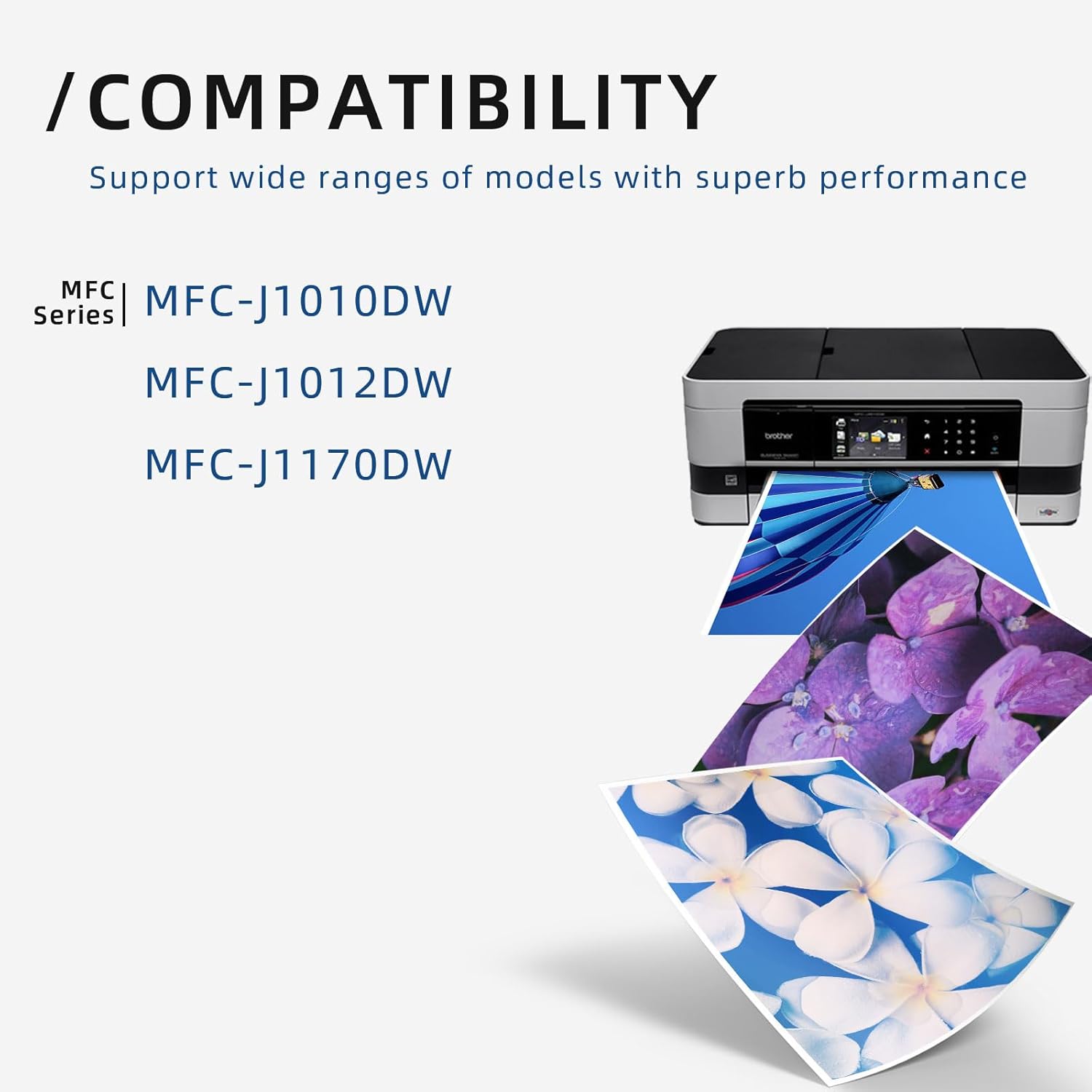 LC401XL – Cartuchos de tinta de repuesto para impresora Brother MFC-J1010DW MFC-J1012DW MFC-J1170DW Paquete de 4 cartuchos de tinta LC401 XL –