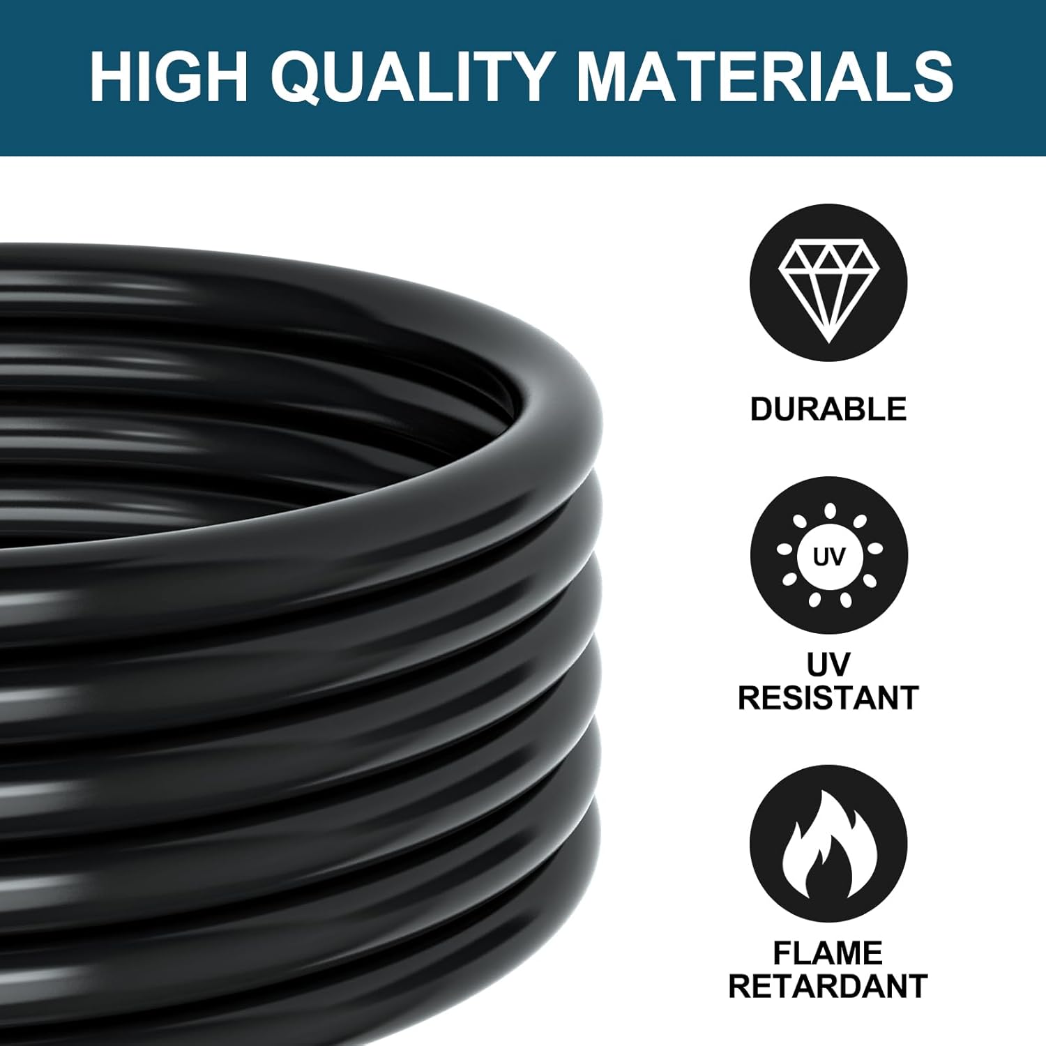 STRIGHT Cable de extensión RV de 100 pies de 30 amperios, cable de extensión de alimentación RV NEMA TT-30P macho a TT-30R hembra, resistente