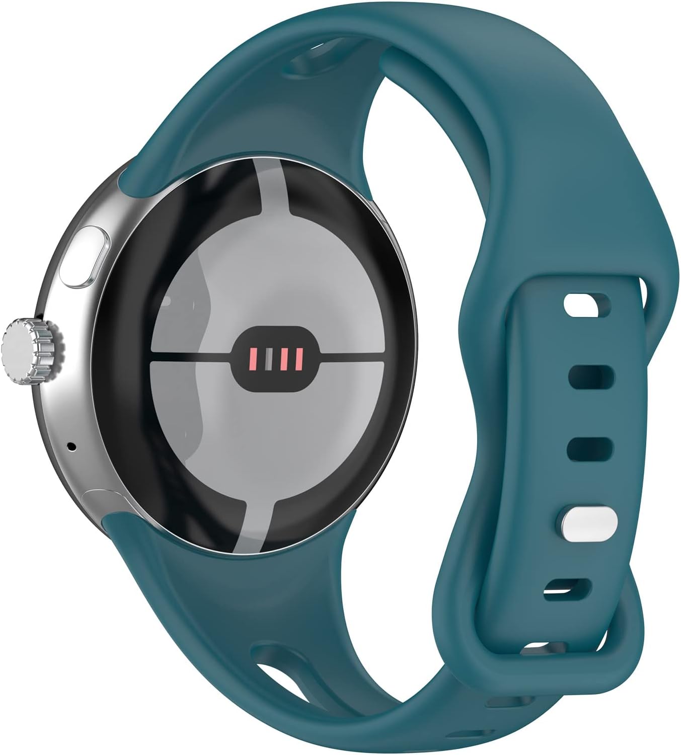 Paquete de 6 correas diseñadas para Google Pixel Watch, de silicona, transpirable, suave, delgada, deportiva, accesorio para relojes Pixel