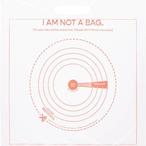 Forros de prensa de tortilla (paquete de 5)  Forros de plástico reutilizables, se adaptan a todas las prensas de tortilla, con regla de tamaño de Forros de prensa de tortilla (paquete de 5)  Forros de plástico reutilizables, se adaptan a todas las prensas de tortilla, con regla de tamaño de