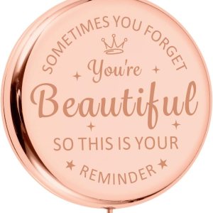 XPENMULBOJA Regalos de Navidad para mujer, espejo de maquillaje para cumpleaños, Navidad, espejo compacto, regalos para niña, hija, mamá, amigas, XPENMULBOJA Regalos de Navidad para mujer, espejo de maquillaje para cumpleaños, Navidad, espejo compacto, regalos para niña, hija, mamá, amigas,