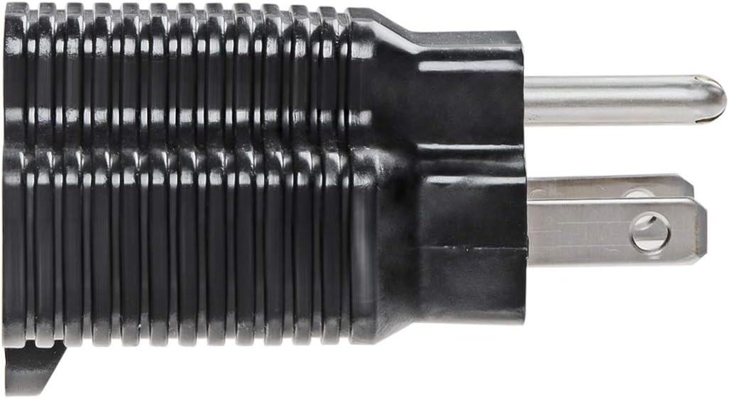 Adaptador NEMA 5-15P a 5-1520R, enchufe doméstico de 15 amperios a adaptador hembra T-Blade de 20 amperios, macho de 15 amperios a enchufe hembra de