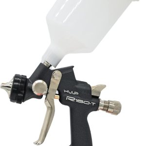 Ani HVLP R150- mini pistola aerosol con copa de nailon de 8.4 oz, Negro Ani HVLP R150- mini pistola aerosol con copa de nailon de 8.4 oz, Negro