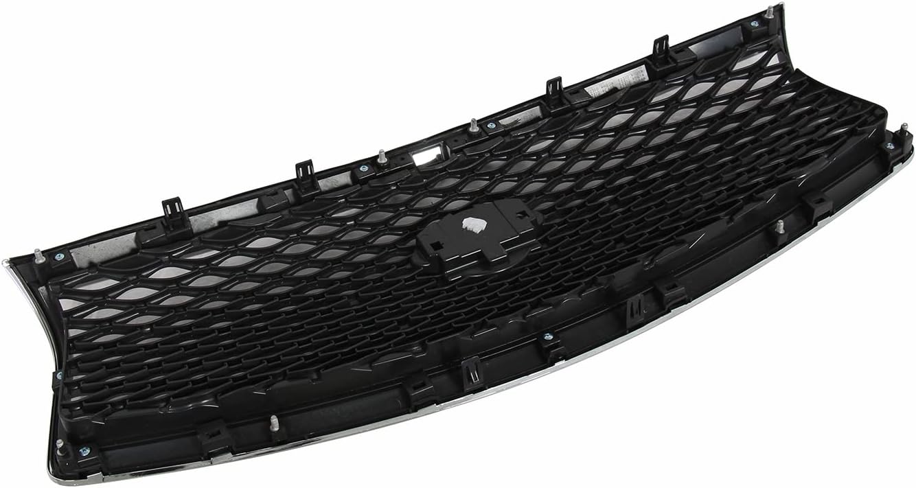 Rejilla de capó frontal compatible con Infiniti Q50 2014-2017 Rejilla de malla sin orificio para cámara