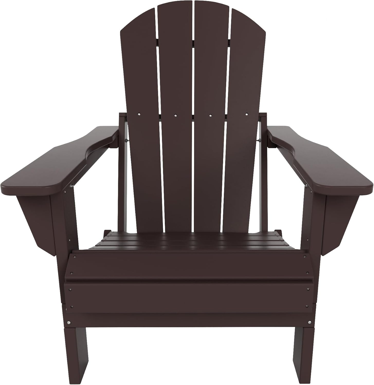 WO Home Furniture – Tumbona plegable para exteriores para hogueras, playa, balcón, patio trasero, césped, patio, piscina, terraza, jardín (marrón