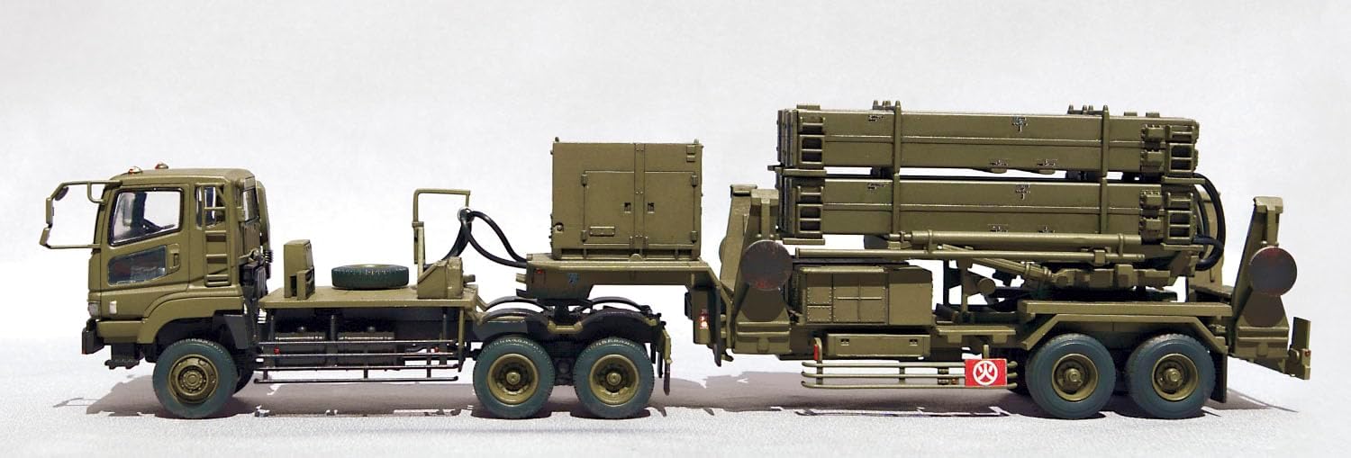Aoshima JASDF Patriot PAC-3 Estación de lanzamiento – Kit de construcción de modelos de plástico # 9956