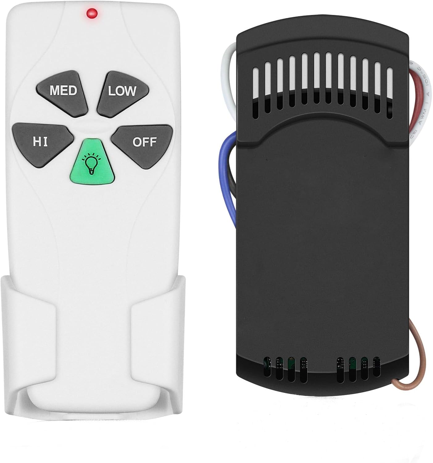 Kit de control remoto universal para ventilador de techo Hampton Bay Hunter Honeywell Allen+Roth Kichler Litex, luz de encendidoapagado y control de
