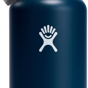 Hydro Flask Botella de agua de boca ancha de acero inoxidable con tapa de popote flexible y aislamiento al vacío de doble pared Hydro Flask Botella de agua de boca ancha de acero inoxidable con tapa de popote flexible y aislamiento al vacío de doble pared