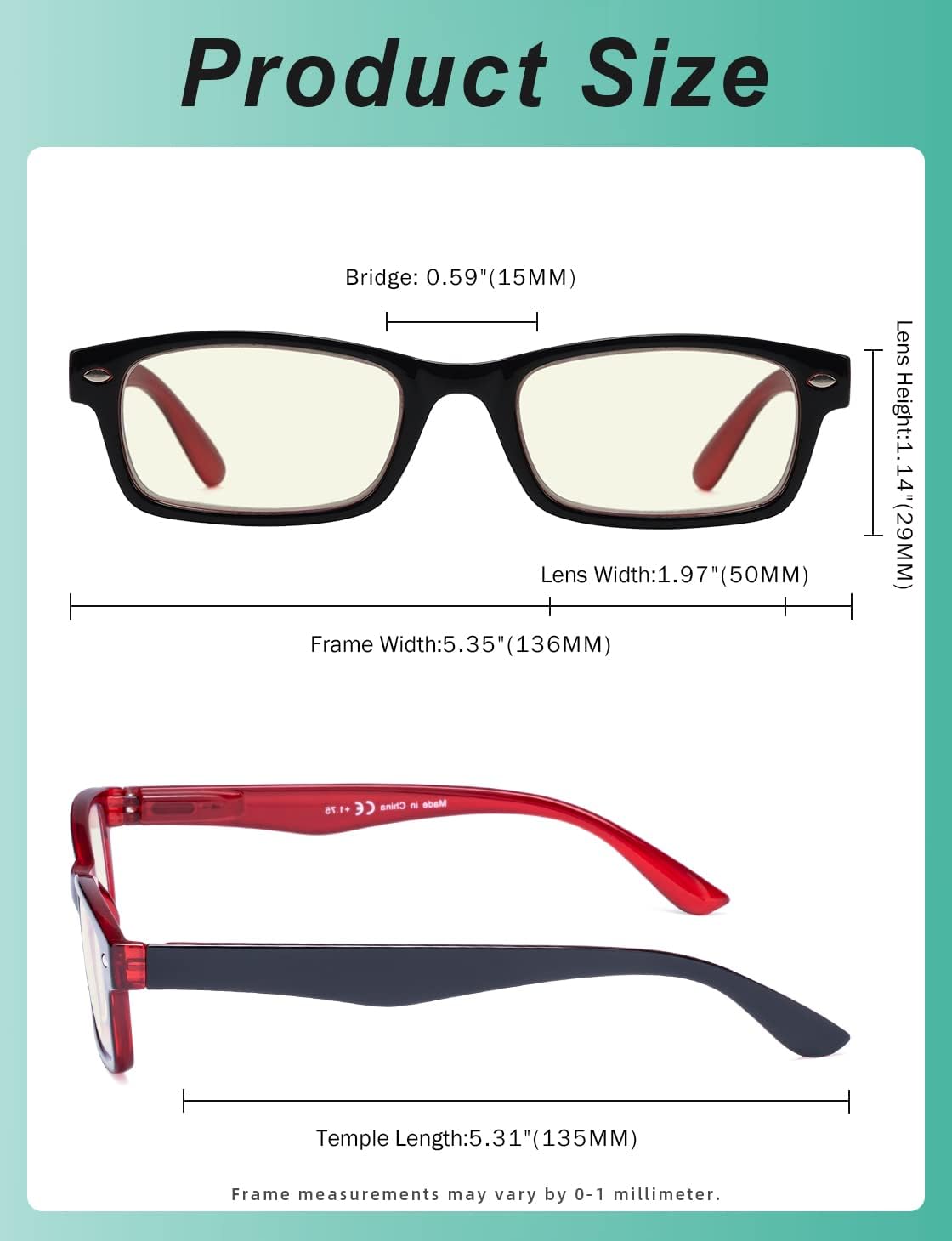 Eyekepper Bisagras de resorte Protección UV,Antideslumbrante,Anti rayos azules,Lentes resistentes a los arañazos Lectores de lentes de lectura para