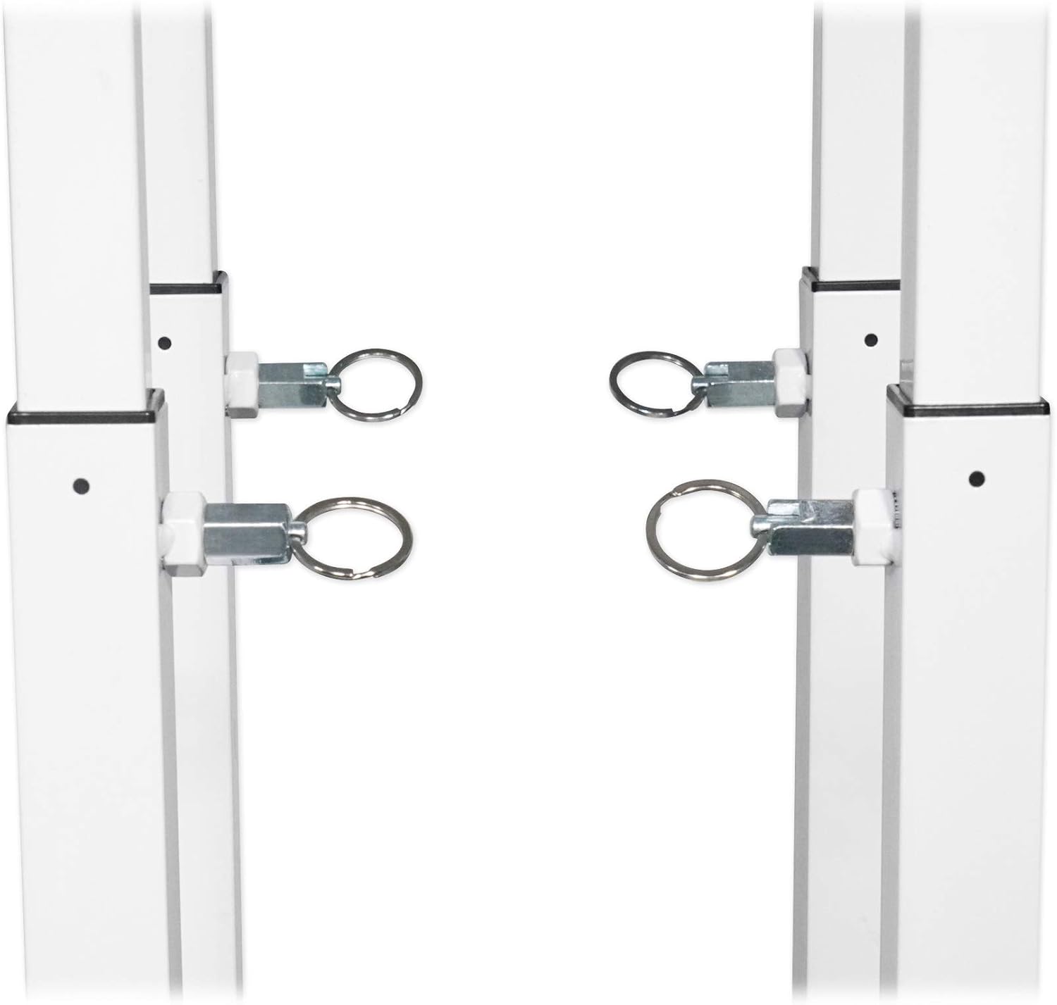 (2) Rockville RTP32W Totem – Soporte de luz de cabeza móvil + Scrims negro+blanco+bolsas de transporte para focos Chauvet Rogue R1X