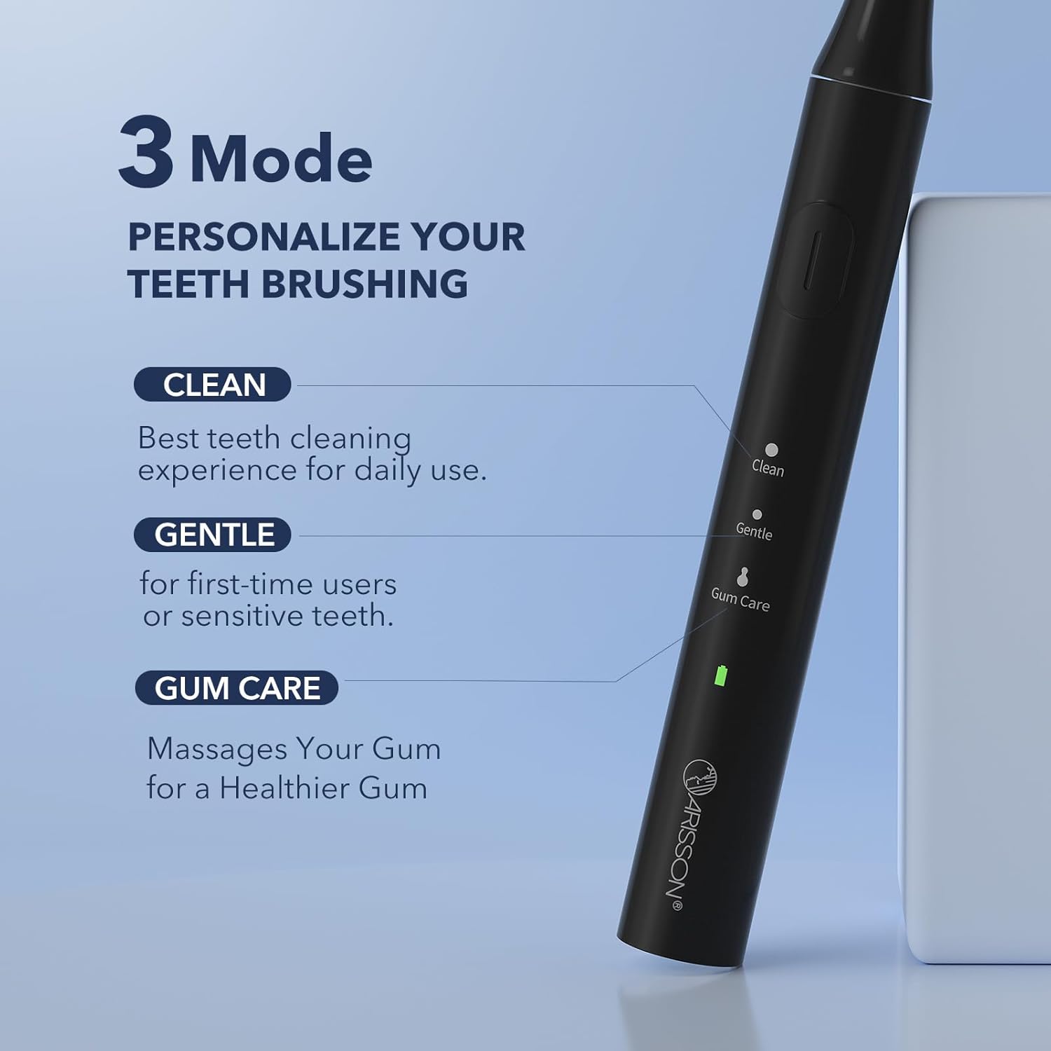 Cepillo de dientes eléctrico Sonic para adultos y niños con 4 cabezales de cepillo, carga rápida tipo C, cepillo de dientes para dentaduras, cepillo