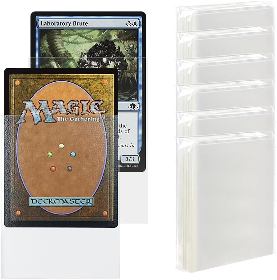 Paquete de 300 fundas para tarjetas MTG Pro Clear MTG resistentes al desgarro, fundas MTG mate rugosas, fundas estándar Magic The Gathering