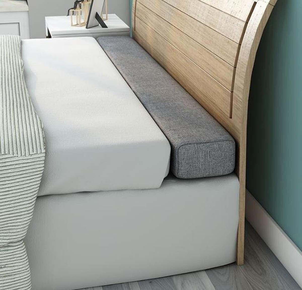 BOMATY Almohada rectangular de cama de tamaño personalizado, almohada de cabecero, relleno de huecos para cerrar el hueco, cabecera y colchón, cojín