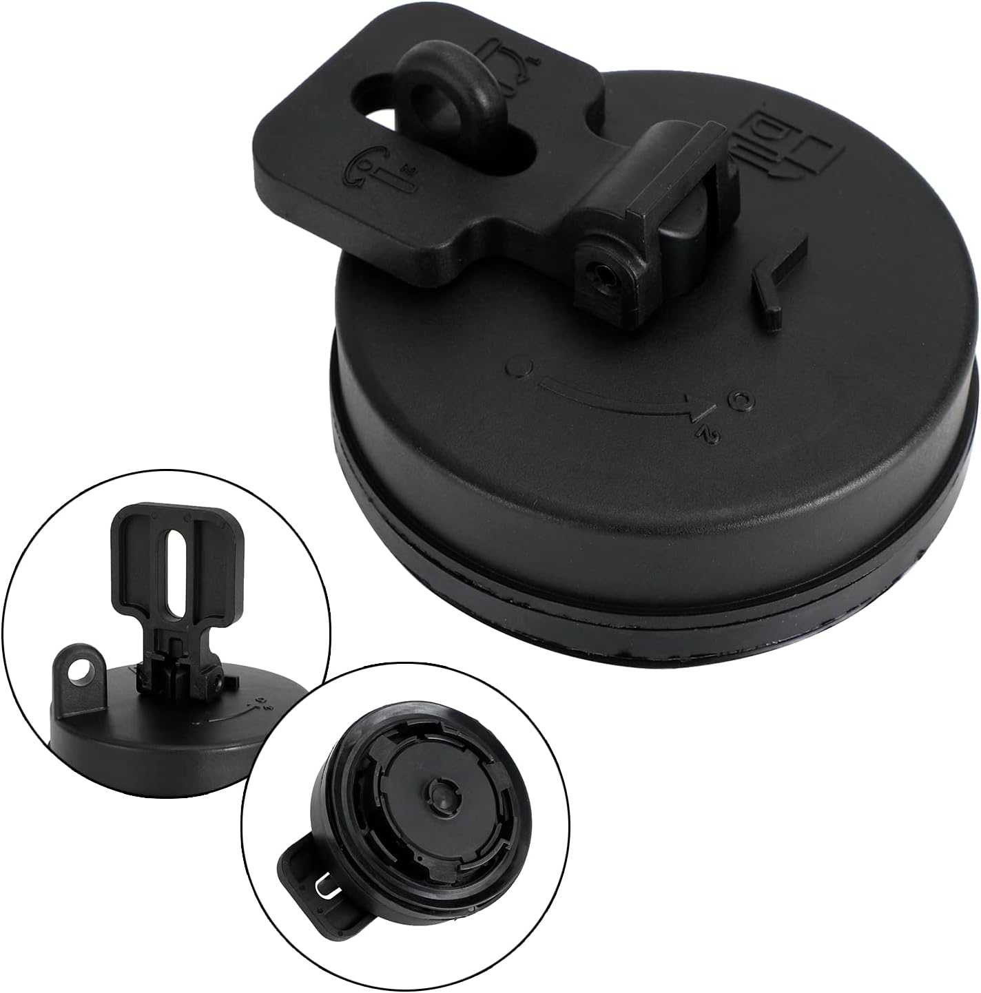 Artudatech Tapa del depósito de combustible Diesel Cover AT323462 43843622 para el excavador de Hitachi Volvo John Deere