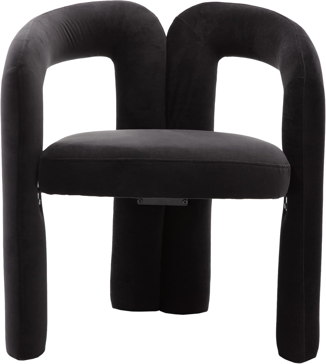 Juego de 2 sillas de comedor modernas, de diseño contemporáneo, silla decorativa tapizada de tela Boucle, cómoda silla auxiliar para cocina,