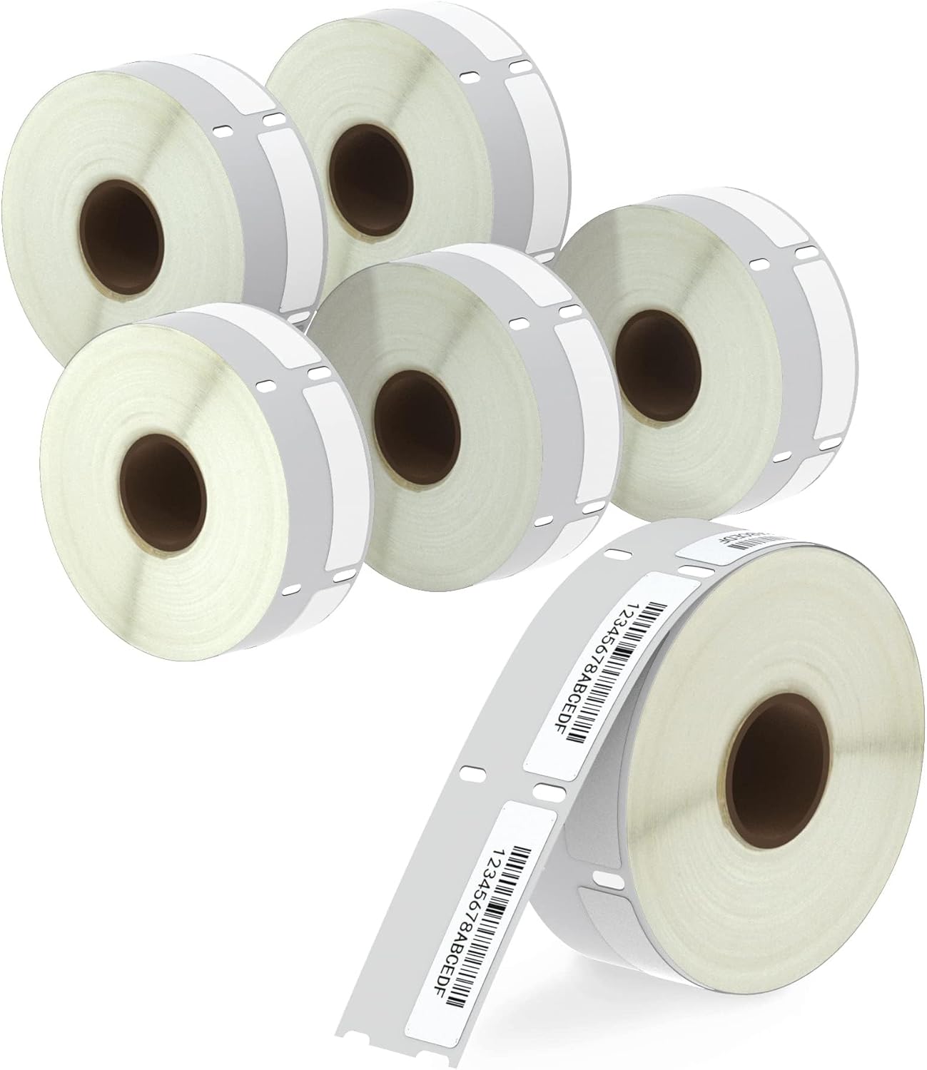 BETCKEY – Etiquetas de código de barras compatibles con DYMO 30346 (12″ x 1-78″) – Compatible con impresoras DYMO Labelwriter 450, 4XL y Zebra 6