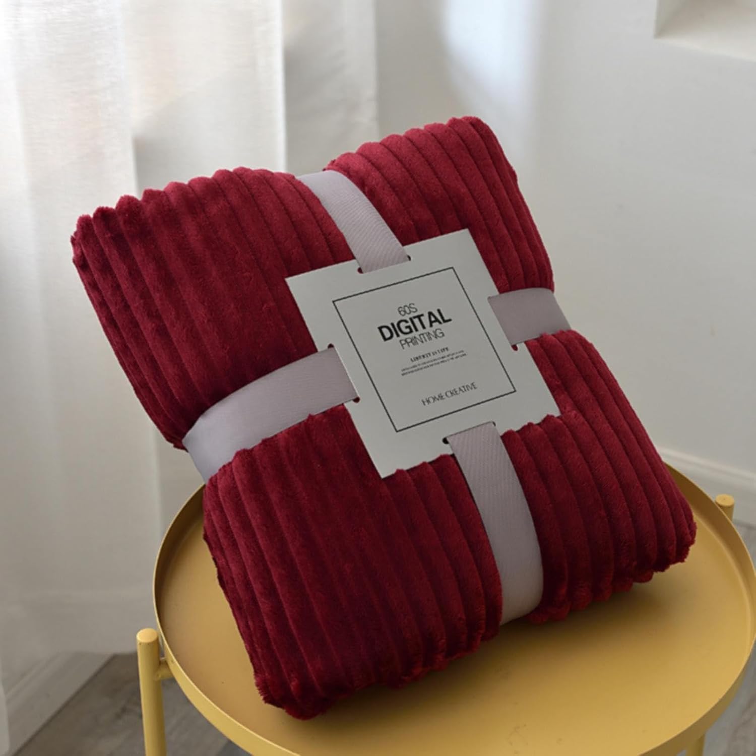 QAZIUY Manta cálida y mullida de Navidad, gruesa y ligera, de forro polar coral, manta de franela para oficina, dormitorio, automóvil, viajes,