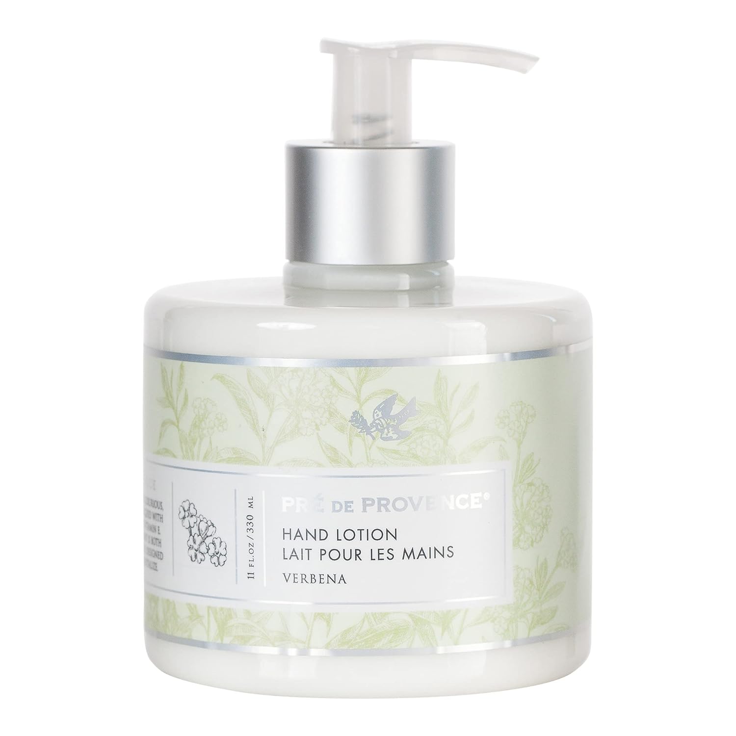 Pre de Provence Collection Loción de manos emoliente suave y sedosa enriquecida con manteca de karité, verbena, 11 onzas líquidas