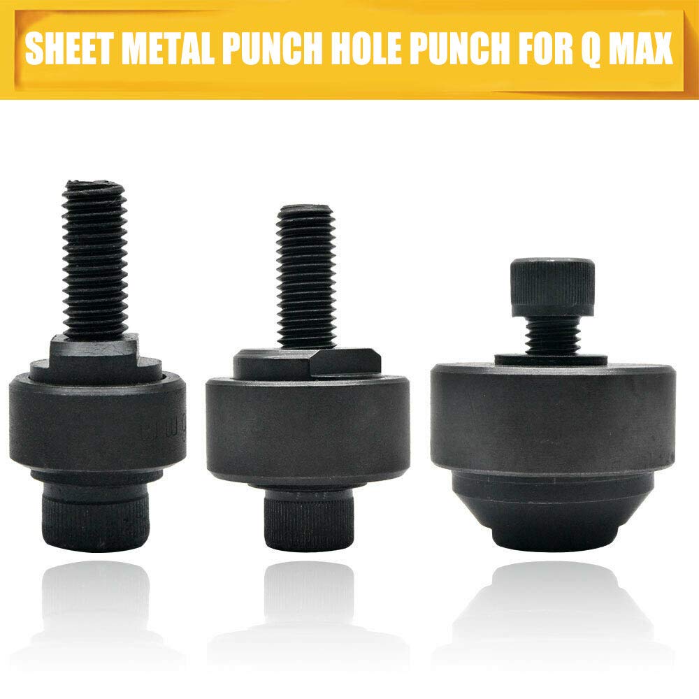 Perforador de chapa de 1.339in, cortador hexagonal de metal para placa de acero, acero inoxidable