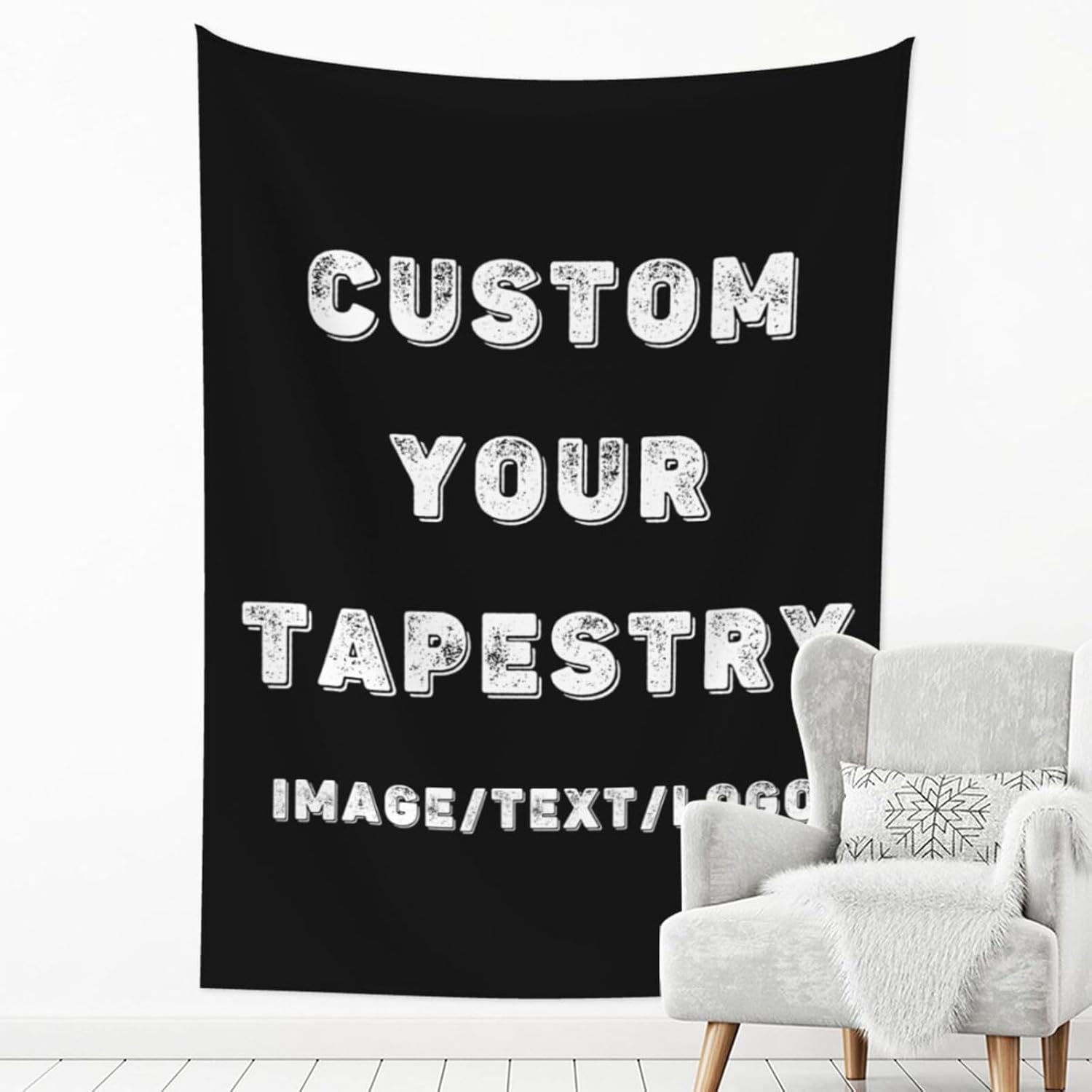 Tapiz de pared personalizado, telón de fondo personalizado, tapiz de boda personalizado, imagen personalizada, imagen personalizada de 90 x 60